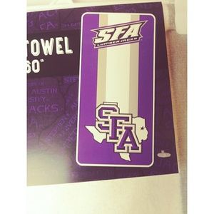 SFA Lumber Jacks Beach Towel 30" x 60" New